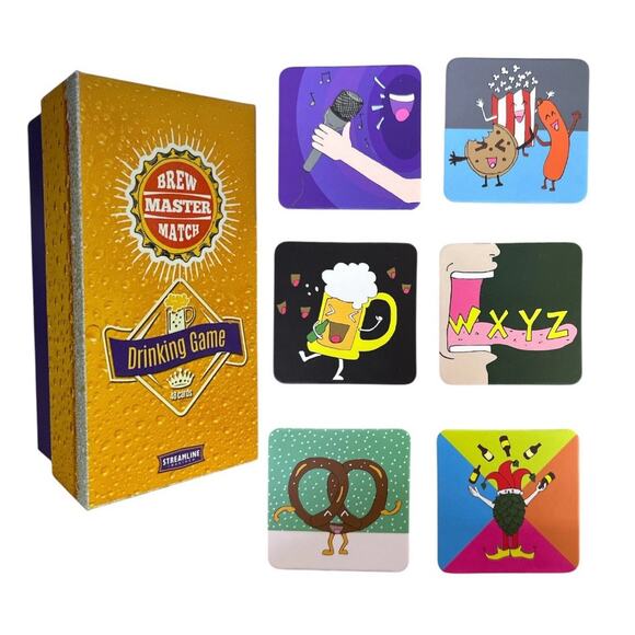 Streamline Imagined Other - Brew Master Match – Adult Drinking Game for Parties & Game Nights